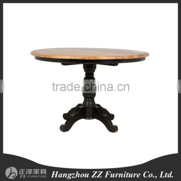 country style round small dining table