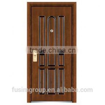 Finished Surface Finishing and Entry Doors Type Steel Wooden Door