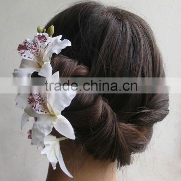Decoration Wedding Flower Thailand Orchid Flower Hair Clip