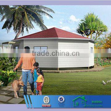 high quality steel structure prefab villas china