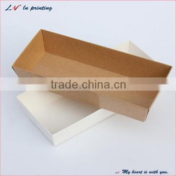 eco-friendly recycle food grade portable folded cookie packing box/ cookie gift boxes