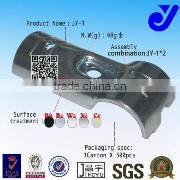 JY-1|2.5mm anti-rust black stamping SPCC pipe metal joint