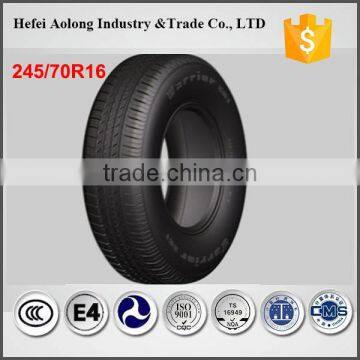 China Top 10 Brand 16 inch passenger car tyres 245/70R16