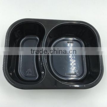 black square thermo food container
