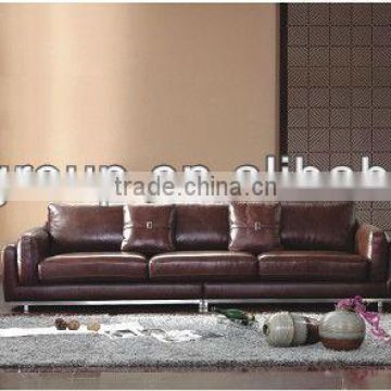 Bisini Modern Fashional Genuine Leather Living Room Sofa Set (BG90472)