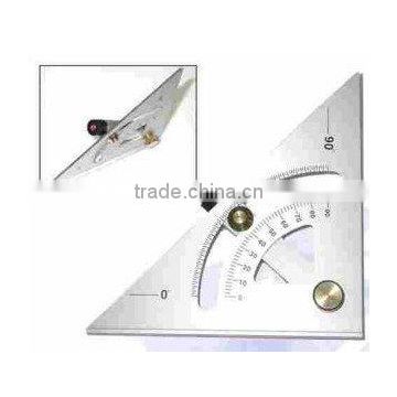 140mm Accurate Aluminum Angle Finder Metal Protractor With Laser