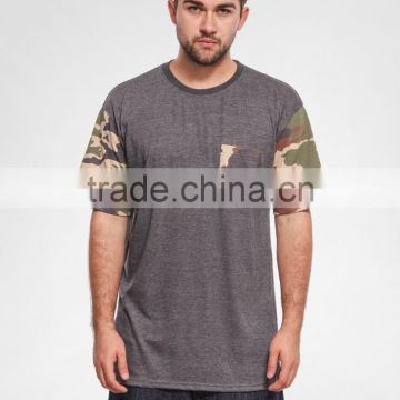 slim fit custom printed tshirts with little pocket