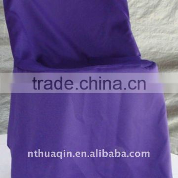 Purple polyester folding chair cover 100% polyetser chair cover