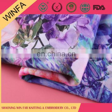 Made in china Competitive price T/R POR Digital print fabric