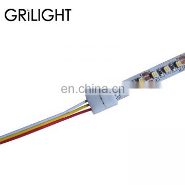March Purchasing Festival hot sale cct adjustable led strip connector 3pin wire ws2812b led strip connector
