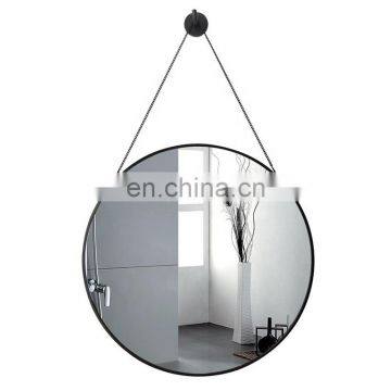 Decorative Round Black Framed Wall Mirrors Rattan Frame Mirrors