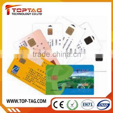 Full color offset printing SLE4428 / SLE5528 contact ic card