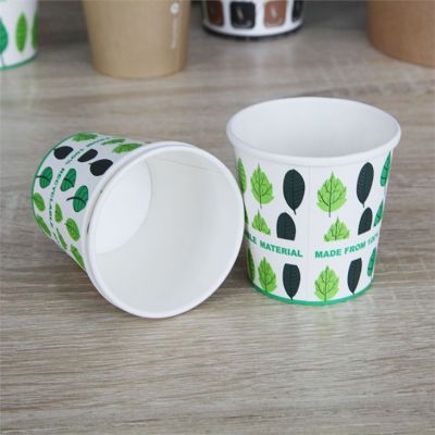 Environmental friendly colorful single wall paper cups