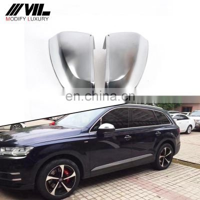 2017 hot selling side mirror cover for Audi Q7 without side lane assist hole