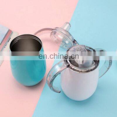 Latest Design 10 oz Stainless Steel Sippy Cup Tumbler for Babies