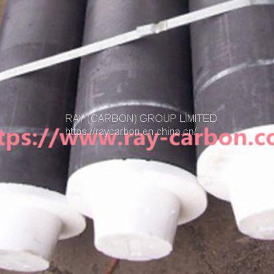 High carbon upper and lower graphite electrodes