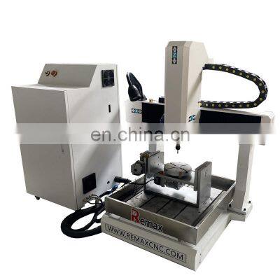 Remax table top cnc mini mold engraving machines small 5 axis cnc metal milling machine with 5axis rotary table