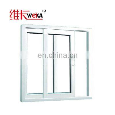 Large double glazed tempered glass floor to ceiling windows and sliding doors foldable sliding pvc door