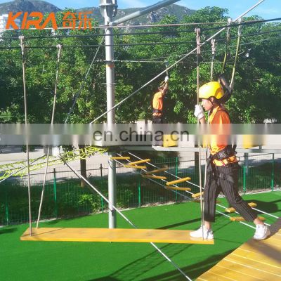 German Style Adventure Park Equipment Outdoor High Ropes Training Courses
