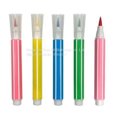 Supplier customized logo felt tip calligraphy brush pen set soft mini water color art marker for water watercolor painting