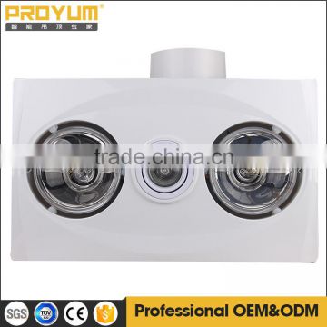 hot sell electric ceiling mounted bathroom fan & infrared heaters of white color SAA approval