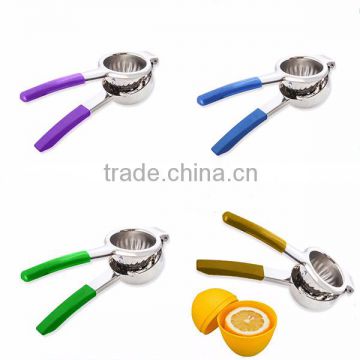 2015 hot sell wholesales price in stock Stainless Steel Citrus & orange and Lemon Juicer with Silicone Handles                        
                                                Quality Choice
