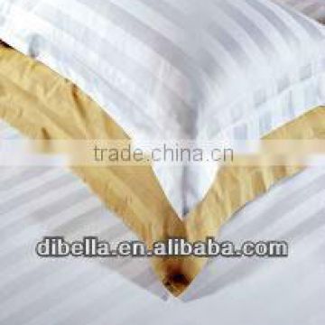 Dobby stripe polycotton bedding sheet set fabric