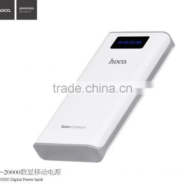 HOCO B3 20000mAh Digital Power Bank for Universal Mobile Phone Dual USB Quick Charging LED Powerbank for iphone6s/6/s7