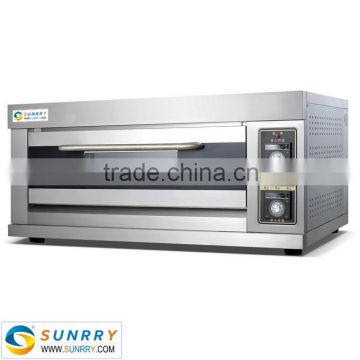 Industrial bakery equipment single deck stainless steel mini electric single deck baking bread oven