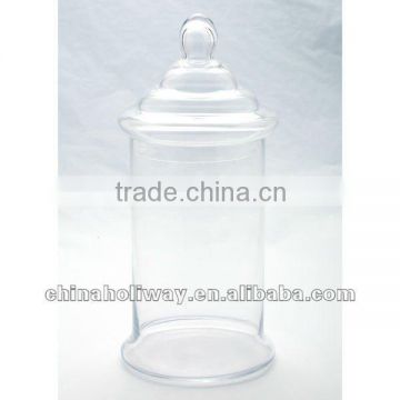 Clear Glass Cookies Jar with Lid, Large Size