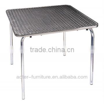 Hotsale outdoor furniture aluminum restaurant tables