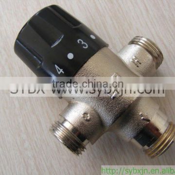 1/2" brass thermostatic mixing valve for solar heater(china supplier )