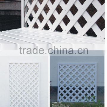 white wooden lattice fence/beautiful wooden screen