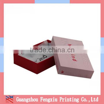 2016 Top and Bottom Design Custom Shoe Box Wholesale with Tissue Paper