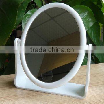 Oval small makeup mirror, double sided