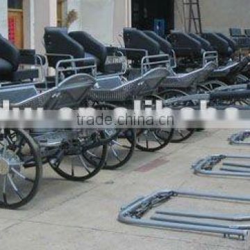 Hot sale Stainless steel Marathon Carts for 2horse