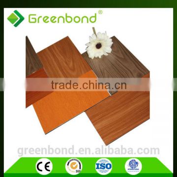 Greenbond wood finish aluminum composite panel acp