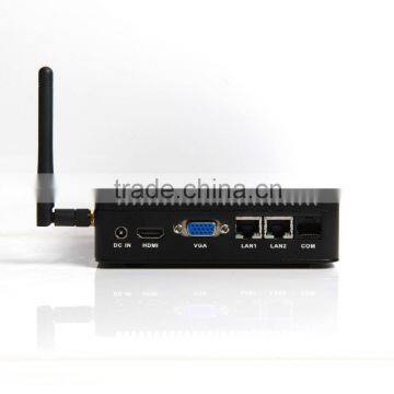 Wholesale Intel Bay Trail J1900 Quad Core 2.0GHz Fanless Laptop Computer Mini PC HTPC Windows 7 4G RAM 8G SSD Dual Lan WiFi HDMI