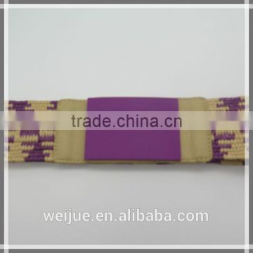 New style unique elastic braided waist belt for women