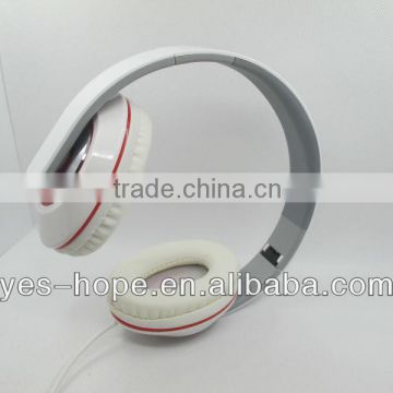 customized plug foldable airline noise cancelling headphones battery powered stereo headset