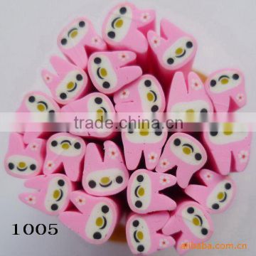 LNU-1005 Polymer clay flower nail cane & fruit canes