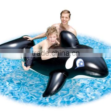 PVC inflatable ride on for kids,inflatable whale ride on