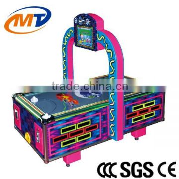 coin operated game machine amusement 3 people air hockey table for sale