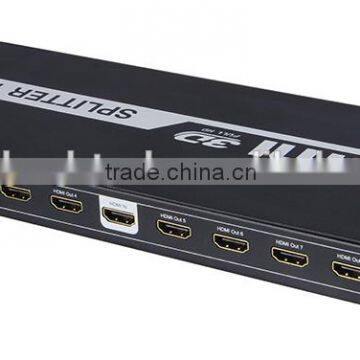 Hot sale 4k HDMI Splitter 1 *8 with HDCP & 8KV ESD protection