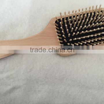 Hair massage brush/professional wood hair brush