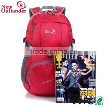 2016 fashion hot sale high quality foldaway backpack