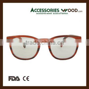 Classic High Quality Rose Wood optical glasses, Custom reading glasses