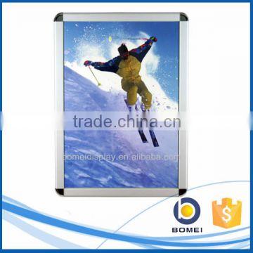 Best selling wall-hanging clip style aluminum poster frame for advertising
