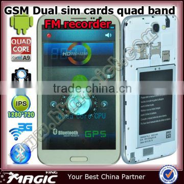 6 inch dual sim android gps mobile phone