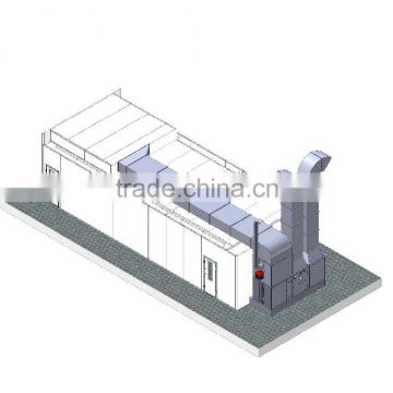 JF truck painting booth bus spray booth mdf painting line
